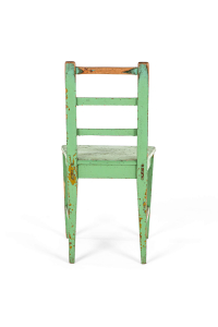 Eastern European painted chair