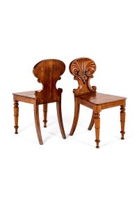 antique hall chairs