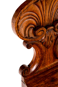 Shell back hall chairs