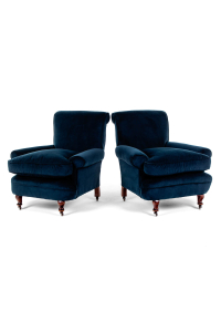 Pair of Victorian armchairs