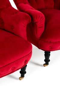 Red armchair