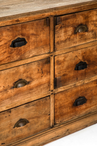 antique chemist drawers
