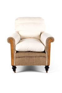 antique deep seated armchairs