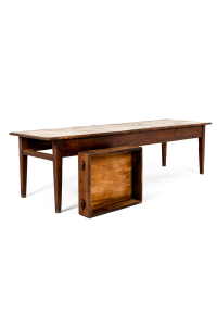 long oak antique table