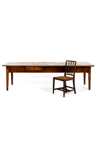 long antique table