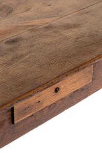 antique long table with drawers