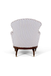 antique button back armchair