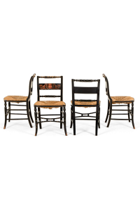 Antique dining chairs