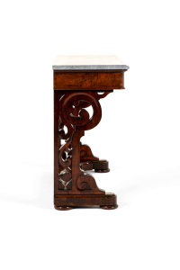 Victorian walnut entrance table