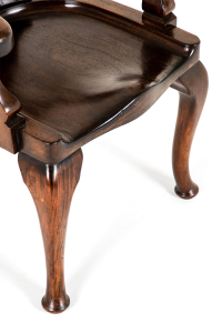 antique mahogany armchairs