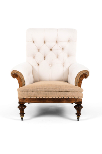 large antique armchair