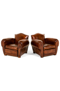 antique leather chairs