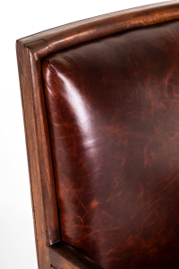 antique leather desk chair