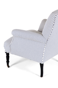 antique stripey armchair