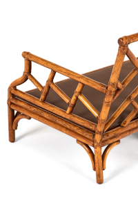 vintage bamboo sofa