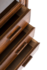large bank of drawers