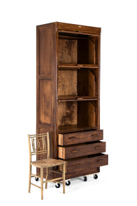 haberdashery cabinet with glass drawers