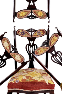 Antique Embroidered Chairs
