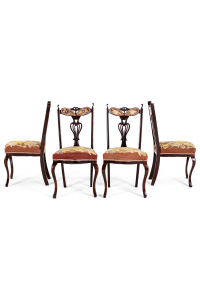 embroidered dining chairs