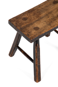 small oak stool