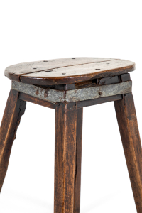 rustic stool