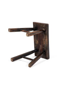 small vintage wooden stool