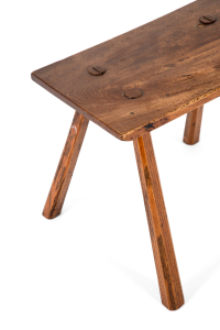 English oak stool