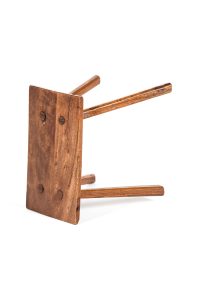 vintage wooden stool