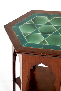 vintage tile topped table