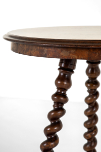 walnut top occasional table