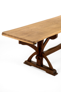 large antique dining table