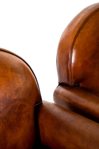 leather armchairs