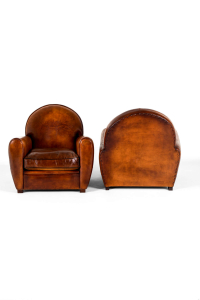 antique leather chairs