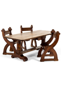 gothic antique dining table