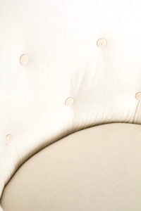 antique armchairs with brass castors