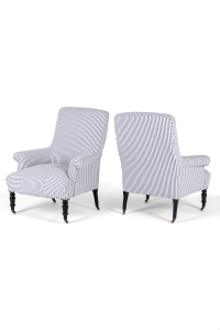 pair of antique armchairs