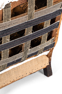 antique armchairs ready for upholstery