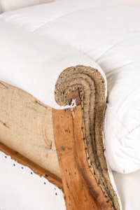 Large antique armchairs