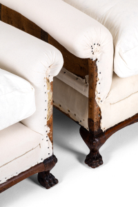 pair of antique armchairs