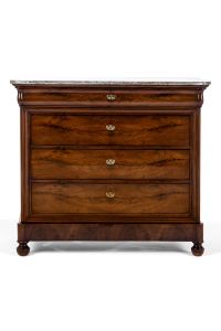 antique french marble top commode