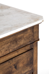 French commode with marble top