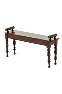 mahogany window seat