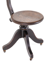 vintage industrial swivel chair