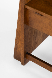 antique oak armchair