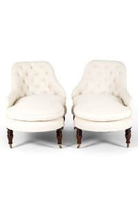 small pair of chaises longue
