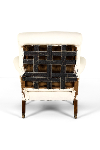 deconstructed antique armchairs