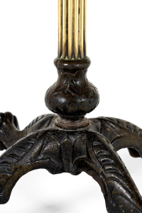 brass lamp table