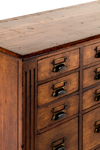 vintage haberdashery drawers