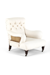 Button back English armchairs