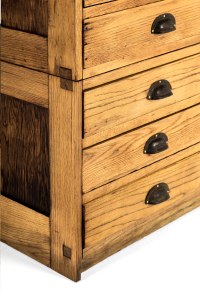 vintage plan chest
